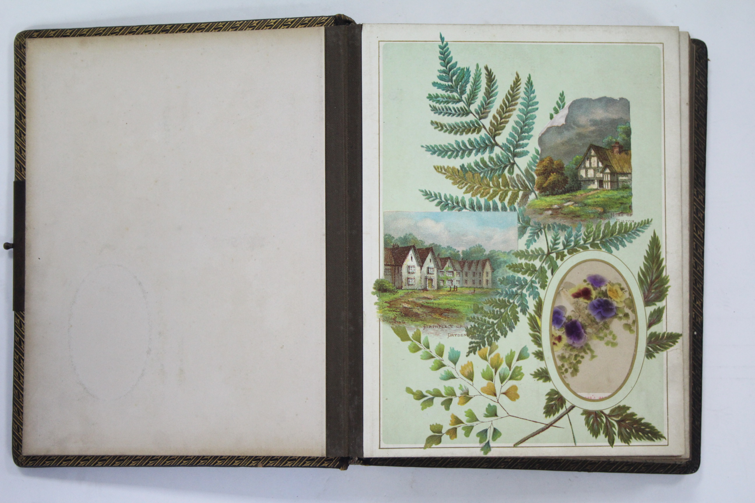 A Victorian leather-bound family photograph album containing forty-six black & white carte-de-visite - Image 3 of 9