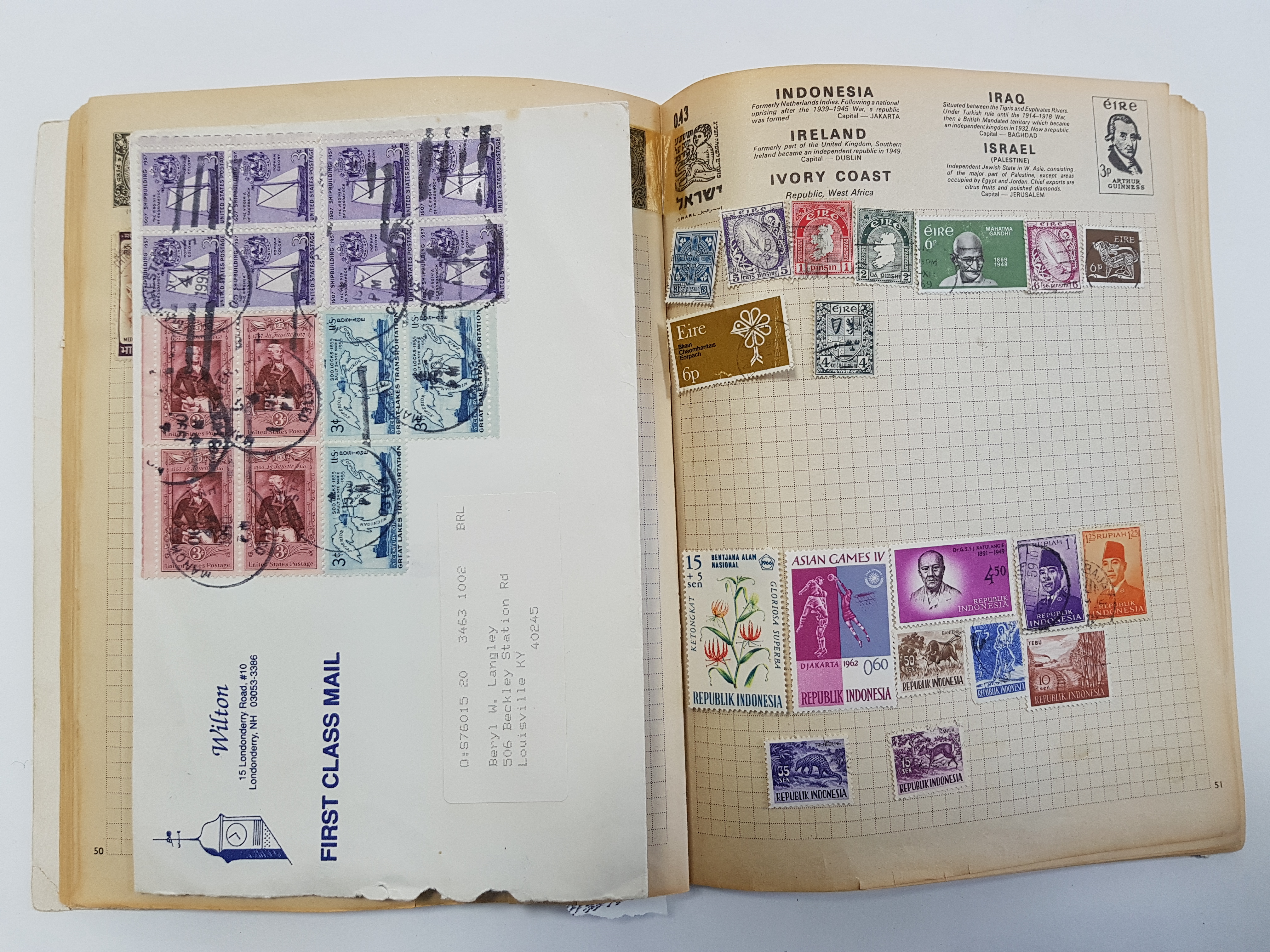 A Gay Venture stamp album & contents, various covers, etc. - Image 2 of 2