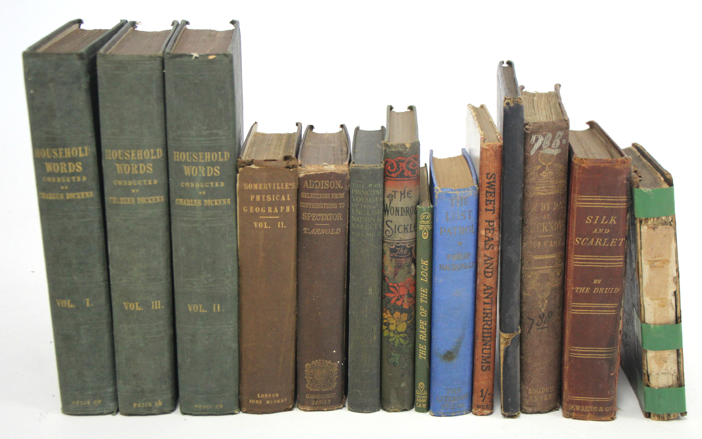 Various vintage books.