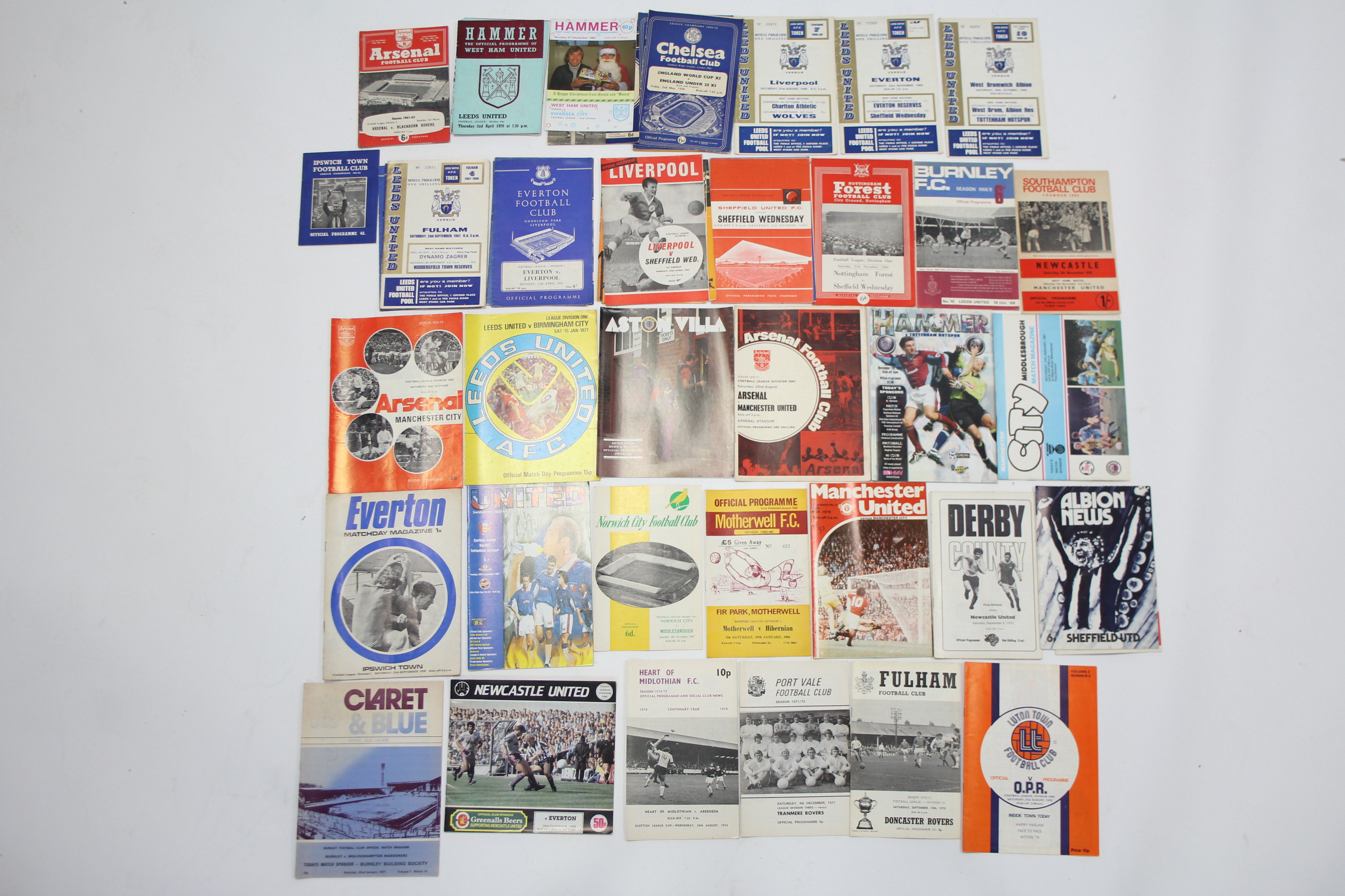 Fifty-six various football league programmes, circa 1950’s onwards. - Image 2 of 2