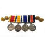 A GROUP OF FOUR NAVAL MEDALS, to Cpl/Sgt. F. A. BODGER, R. M. A., comprising: China War Medal