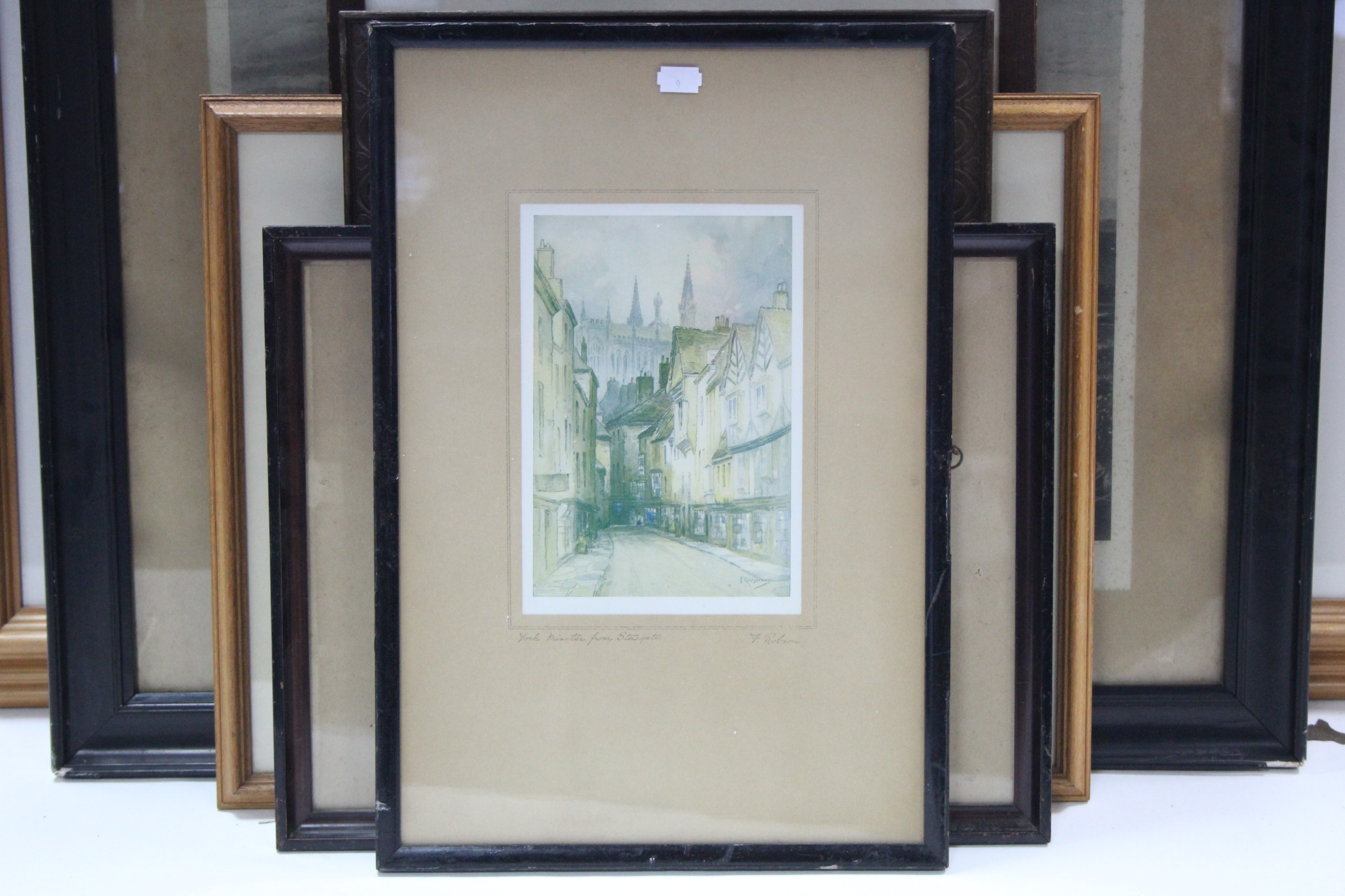 Nine various decorative prints, all framed. - Image 7 of 9