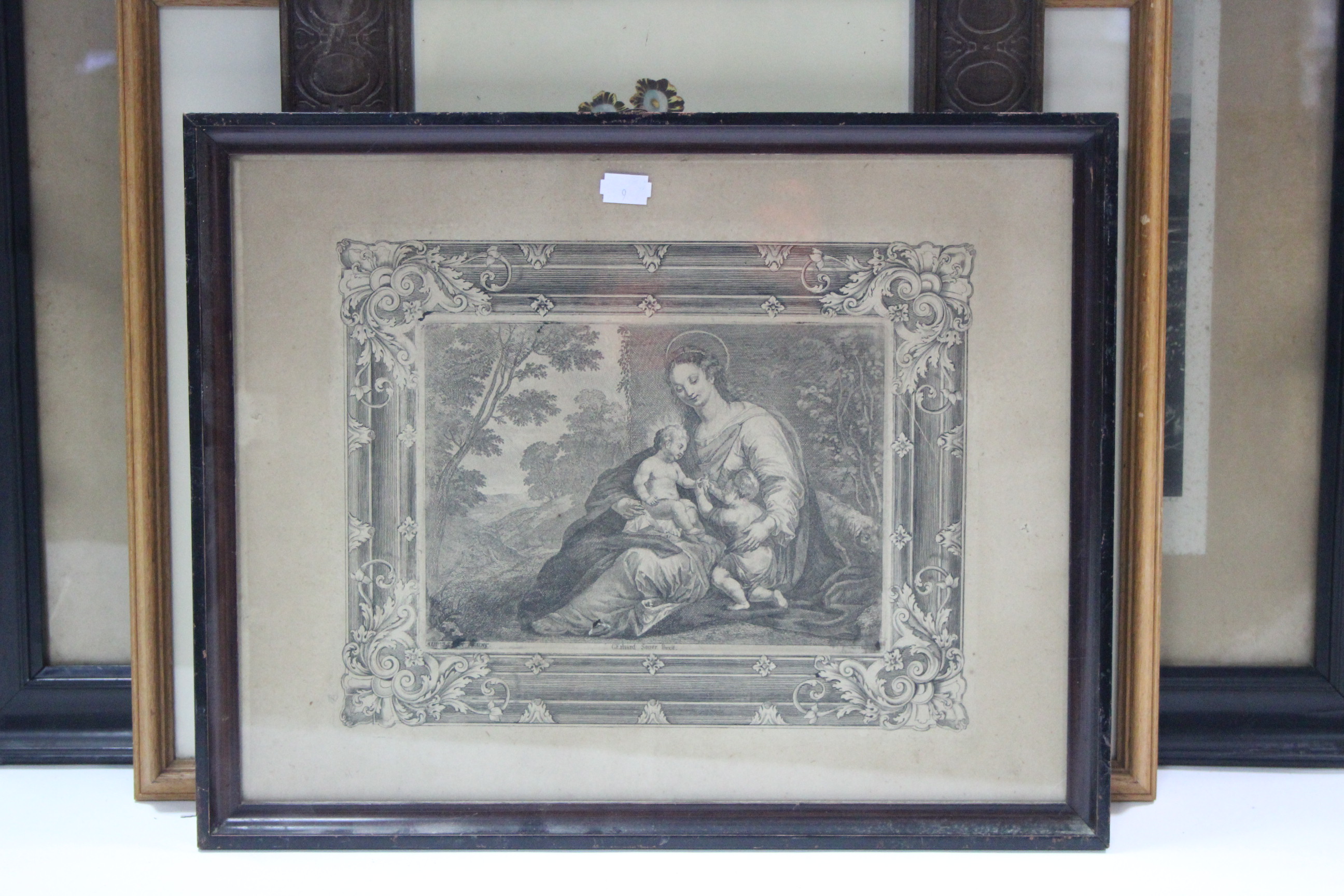 Nine various decorative prints, all framed. - Image 8 of 9