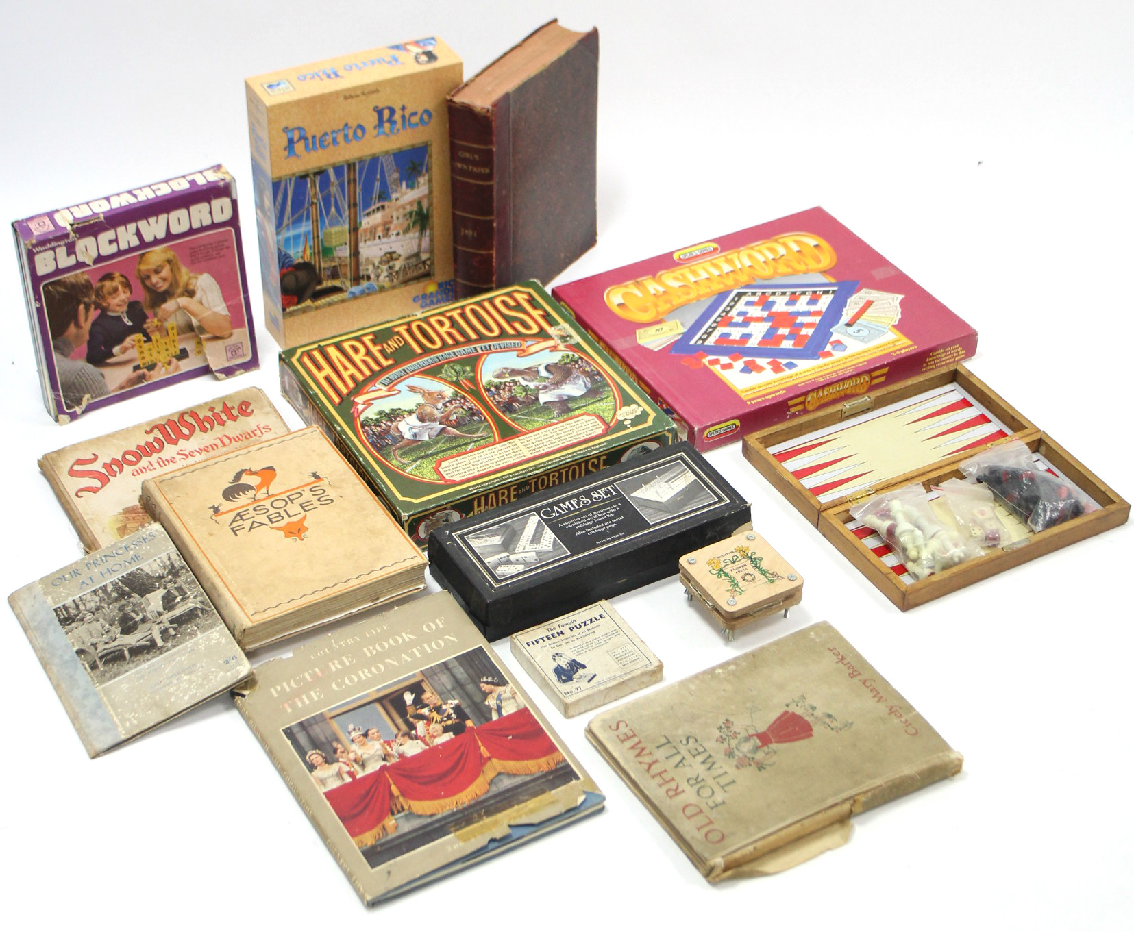 A 1970’s Intellect Games board game “Hare and Tortoise”; together with various other games & books. - Image 2 of 2