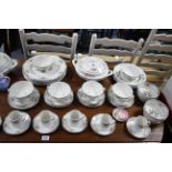 A Royal Doulton china “Kingswood” pattern fifty piece dinner & coffee service (settings for