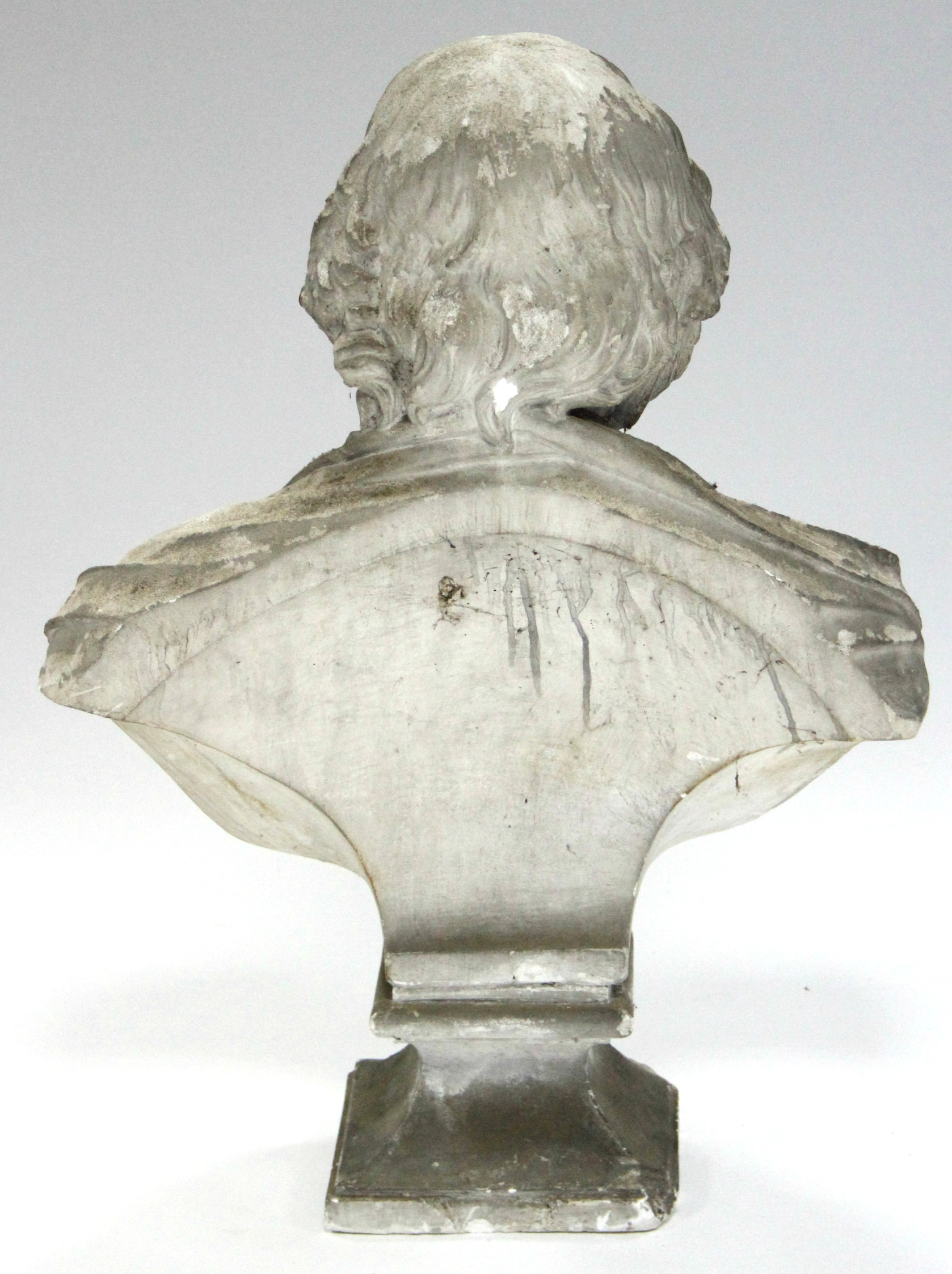 A plaster bust of John Ray, parson & naturalist (1627-1705), after Louis-Francoise Roubiliac ( - Image 2 of 4