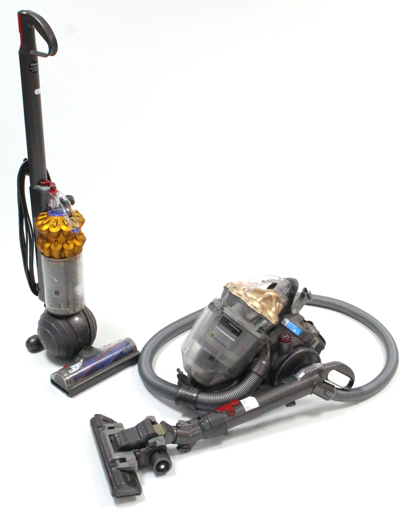 A Dyson “DC20” vacuum cleaner; & a ditto “DC50” vacuum cleaner, both w.o.