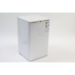 A Zanussi under-counter refrigerator in white-finish case, w.o.