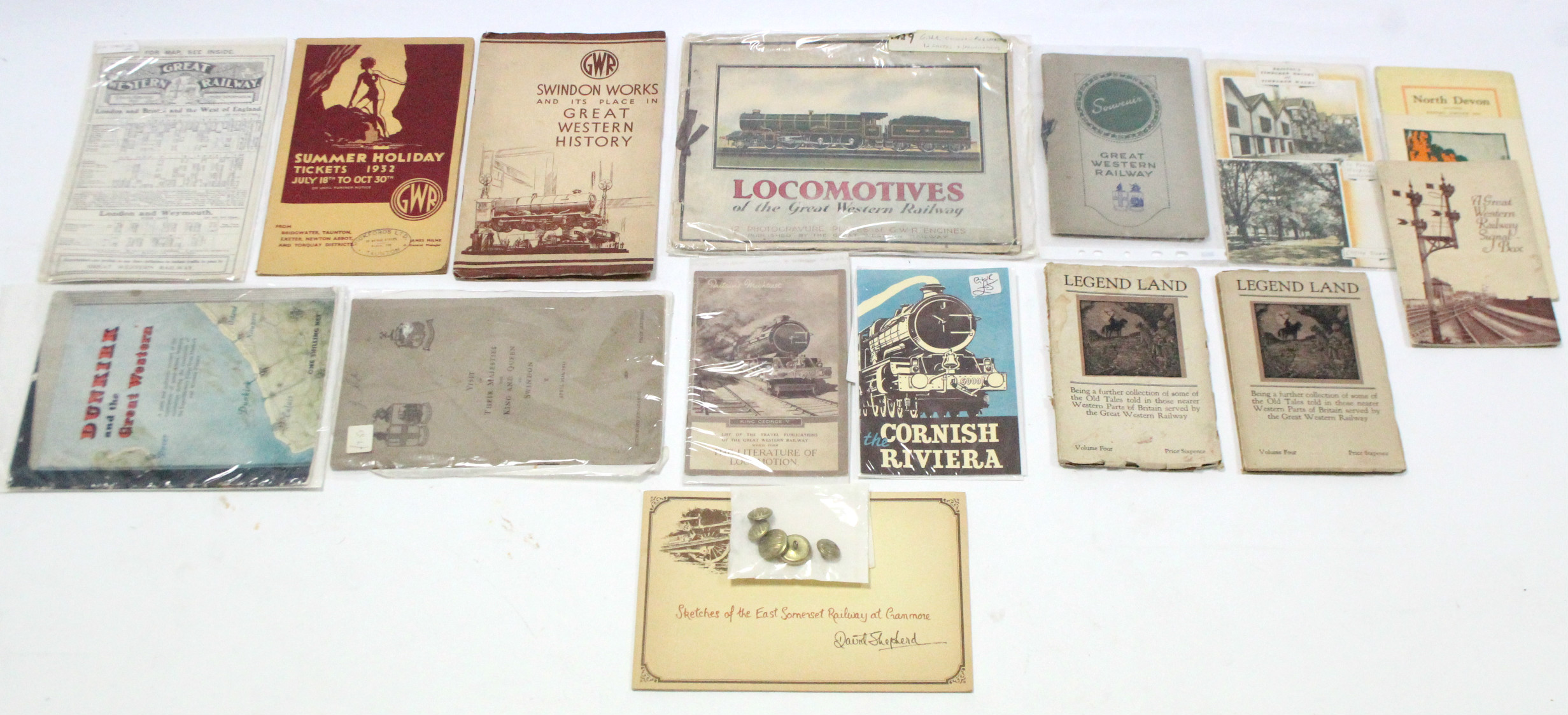 Thirteen various railway-related books & programmes.