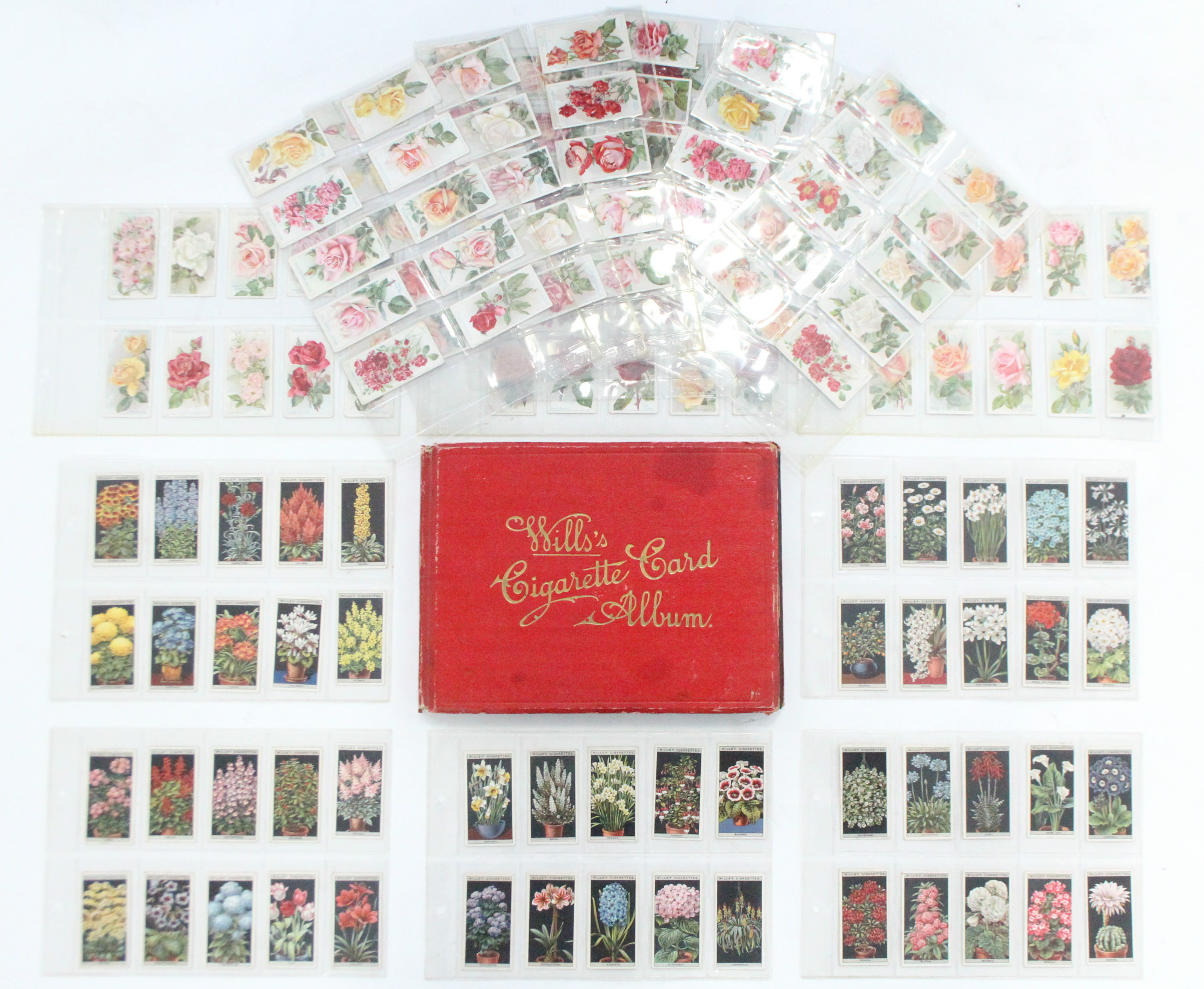 Various W. D. & H. O. WILLS cigarette cards, in one album & on loose leaf pages.