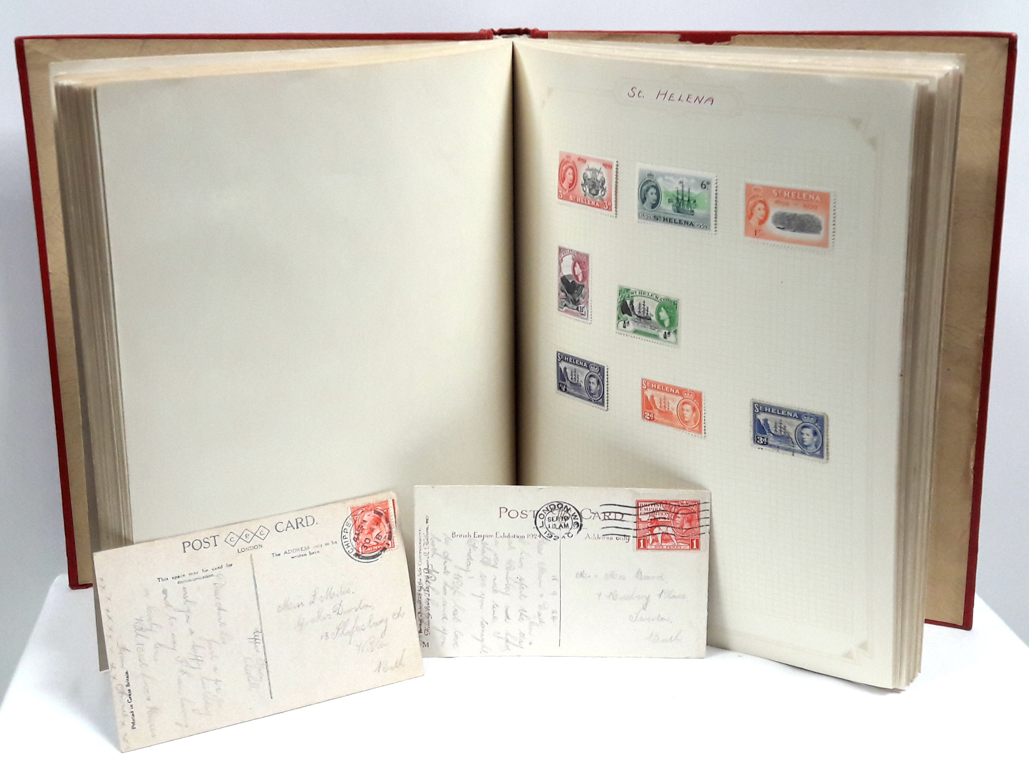 An album & contents of mostly British colonial stamps, mint & used, also including a 1d Black, & a - Image 2 of 2