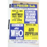 Four Bath Pavilion reproduction pop posters; & twelve various children’s books.