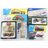 Various Corgi scale model vehicles, all boxed; & various model collector’s magazines.