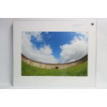 Eight large coloured photographic prints after Anna Proctor titled: “Royal Crescent, Bath” “High