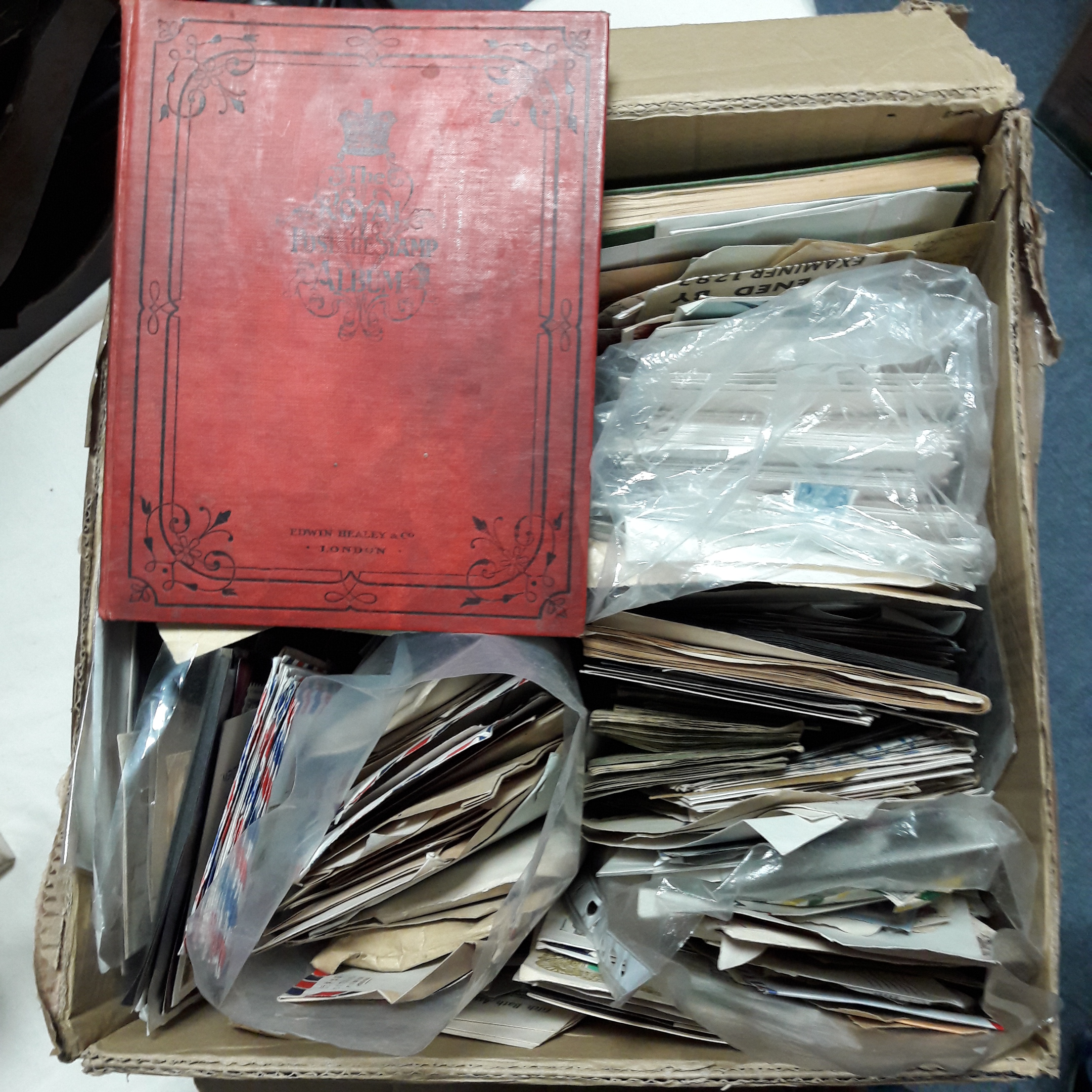 Two albums of G. B. & foreign stamps; & a quantity of covers, loose stamps, etc. - Image 2 of 2