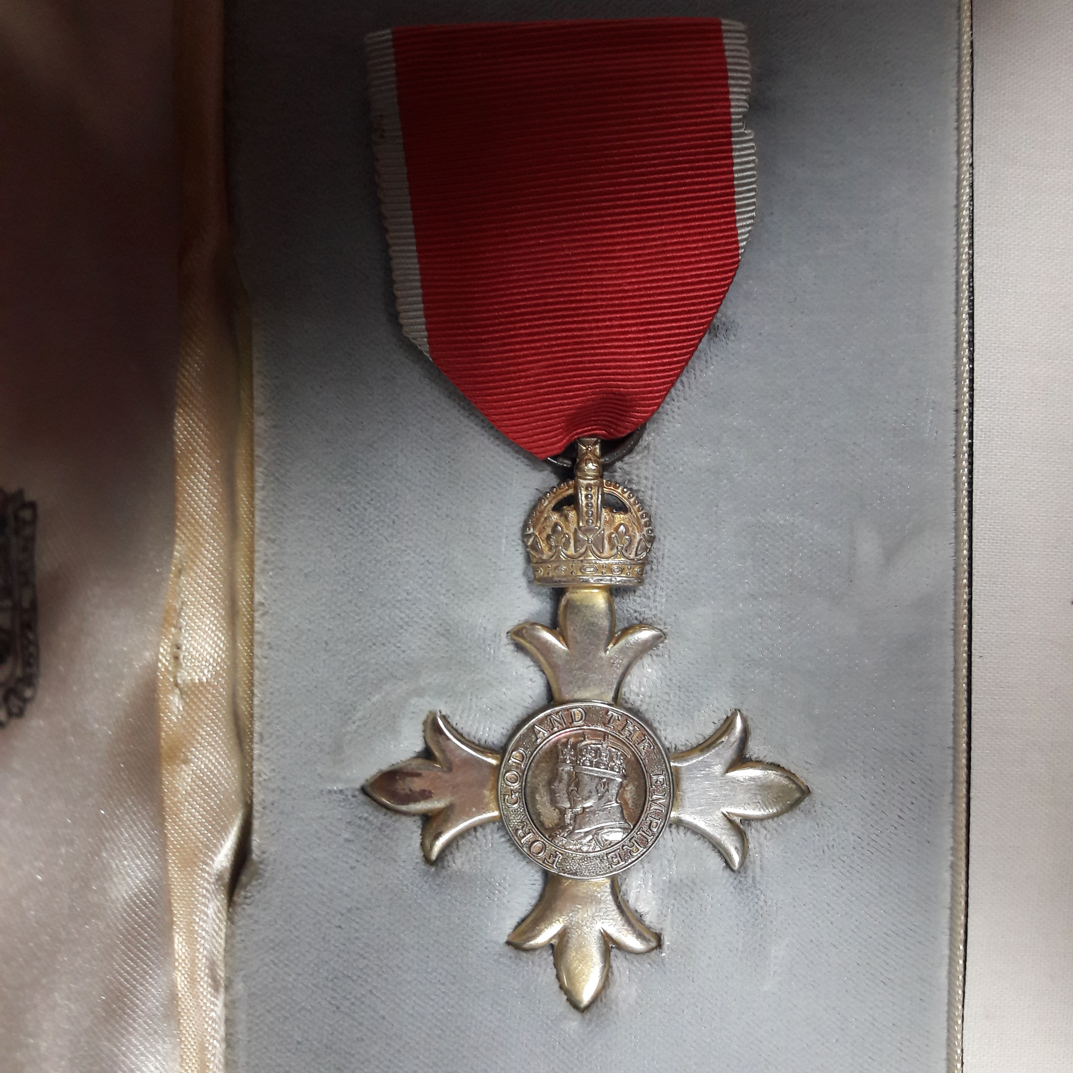 Order of The British Empire (Civil), in silver; with framed citation & accompanying - Image 4 of 4