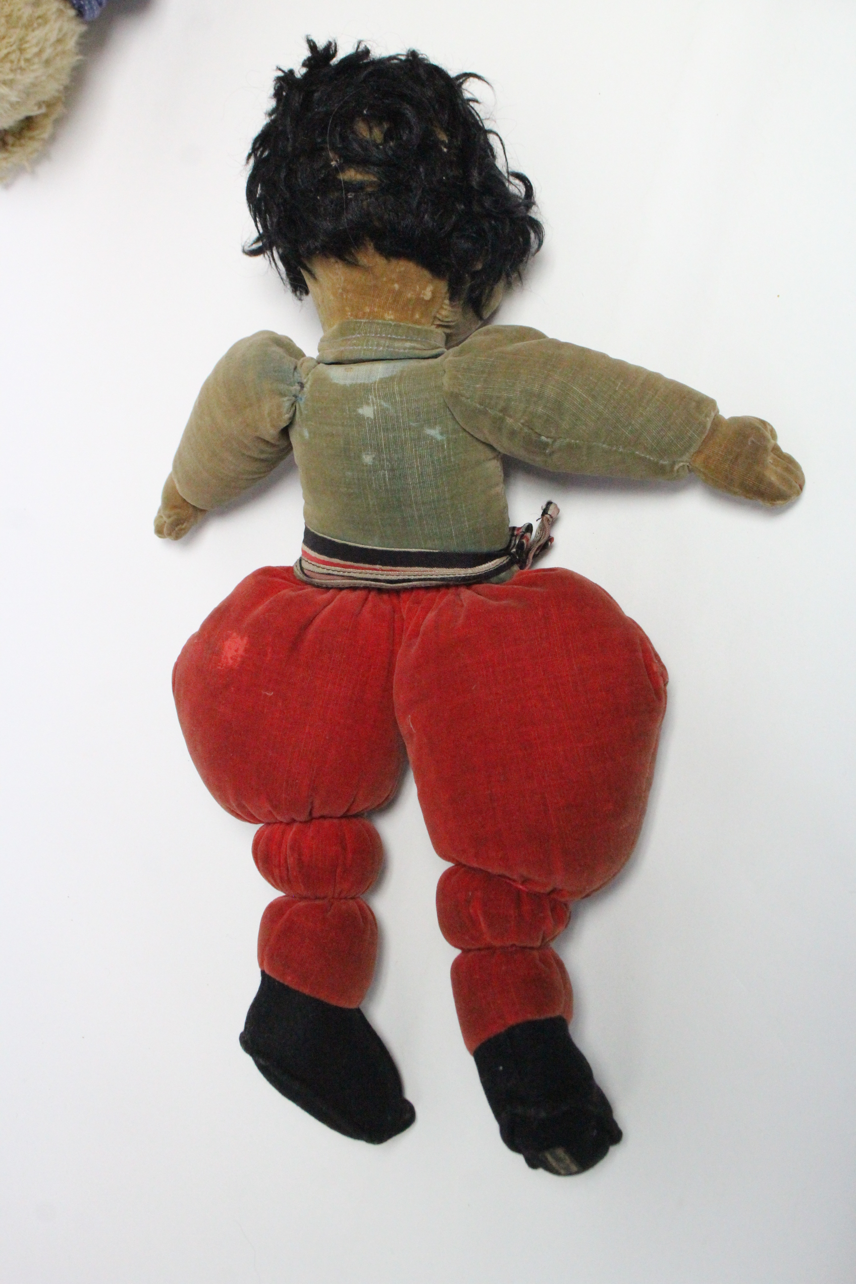 A Lenci-type cloth girl doll, dressed, 16” tall; together with two teddy bears; various items of - Image 3 of 7