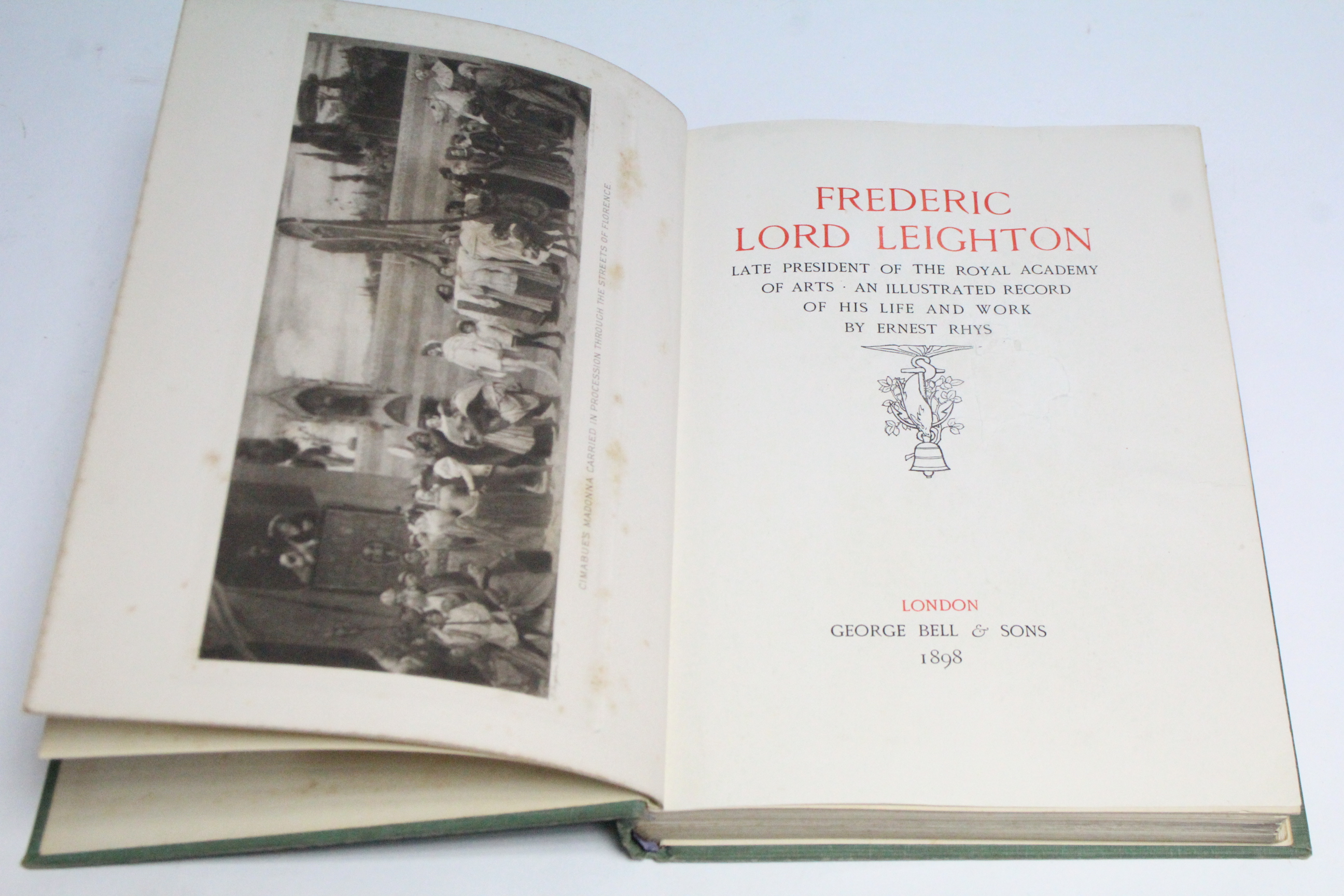 A late 19th century volume “Frederic Lord Leighton” (Late President of The Royal Academy of Arts” by - Image 2 of 3