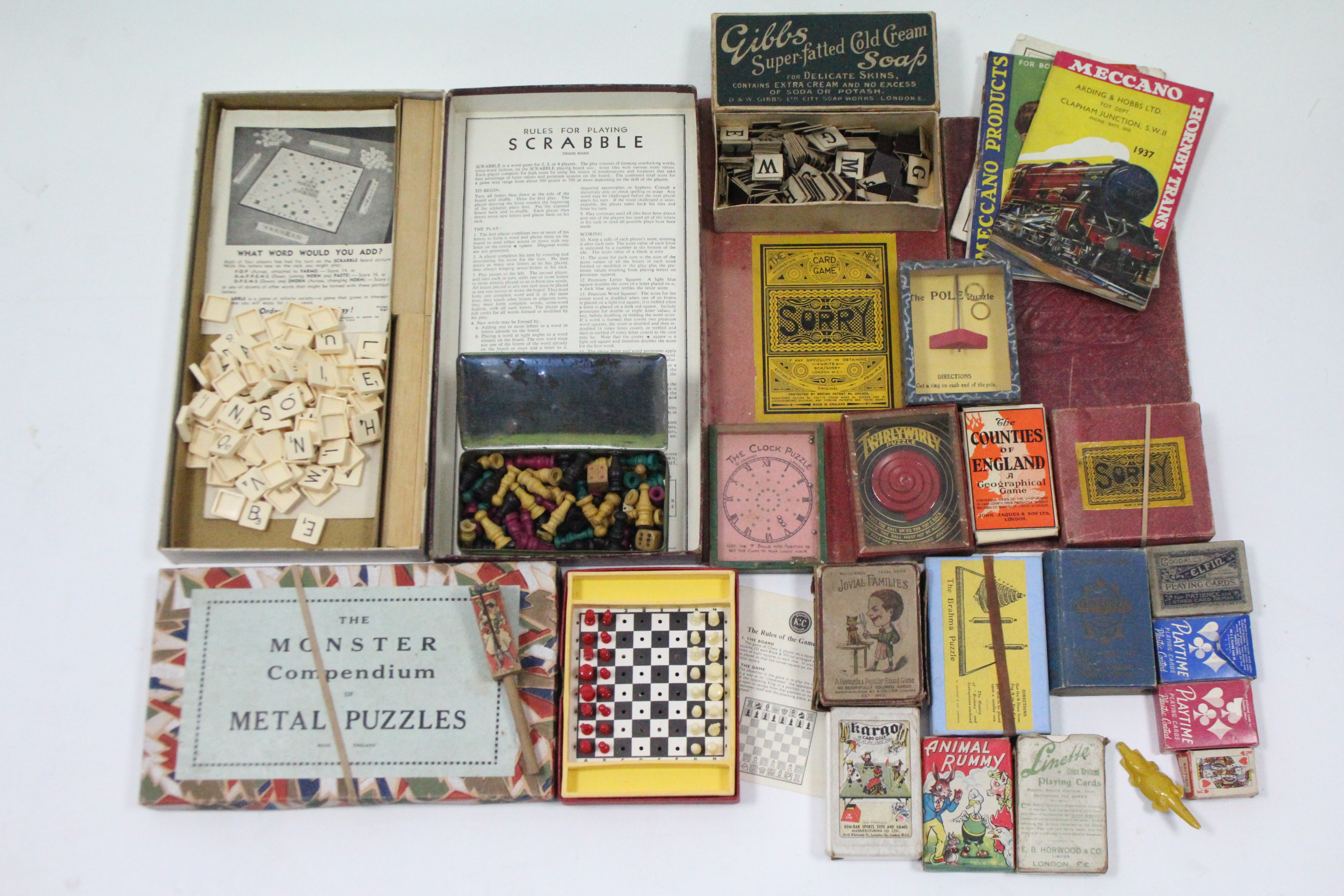 The Monster Compendium of Metal Puzzles”, boxed, circa early-mid 20th century; together with various