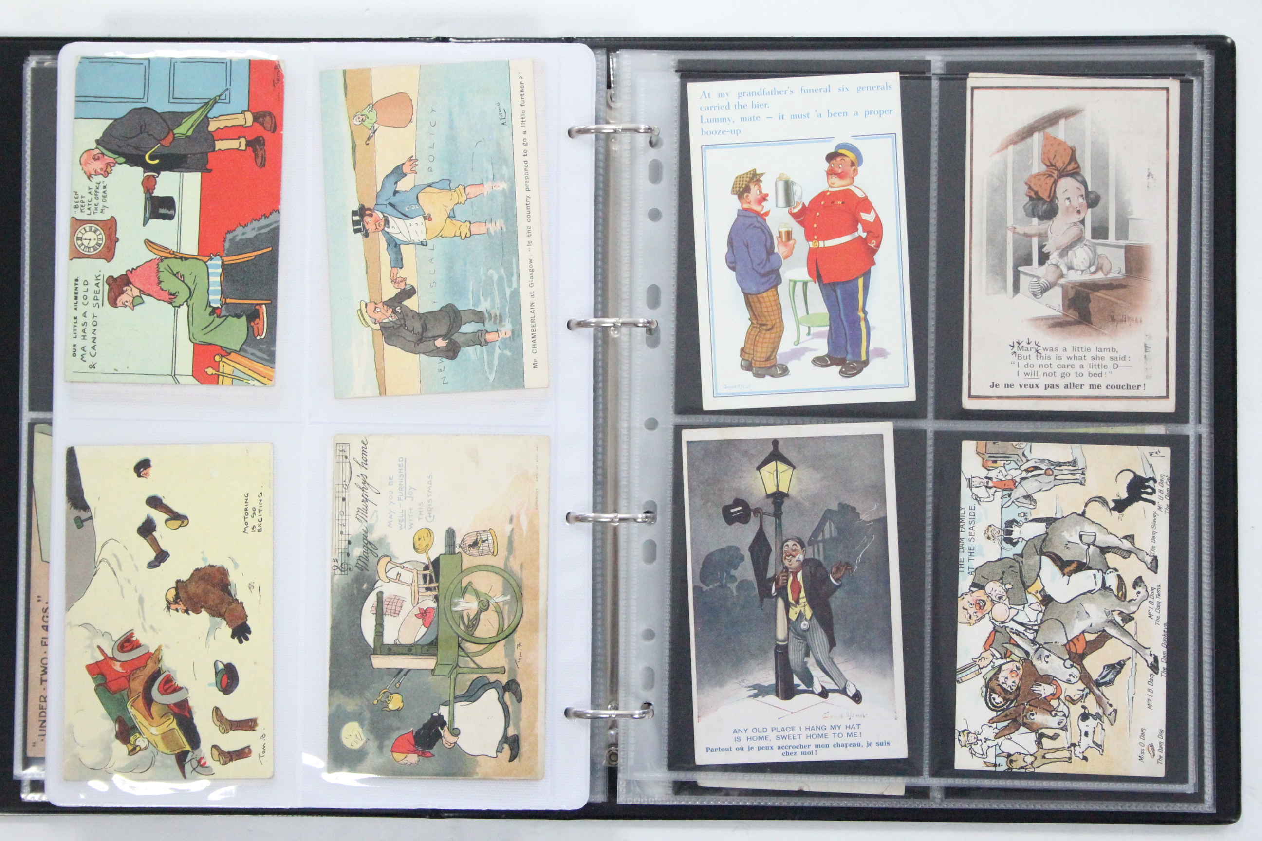 AN ALBUM OF APPROXIMATELY THREE HUNDRED POSTCARDS, EARLY-MID 20th CENTURY – MILITARY, ARTIST- - Image 5 of 7