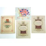 A Kensitas picture card album of “National Flags” (silk) cards; together with three John Player