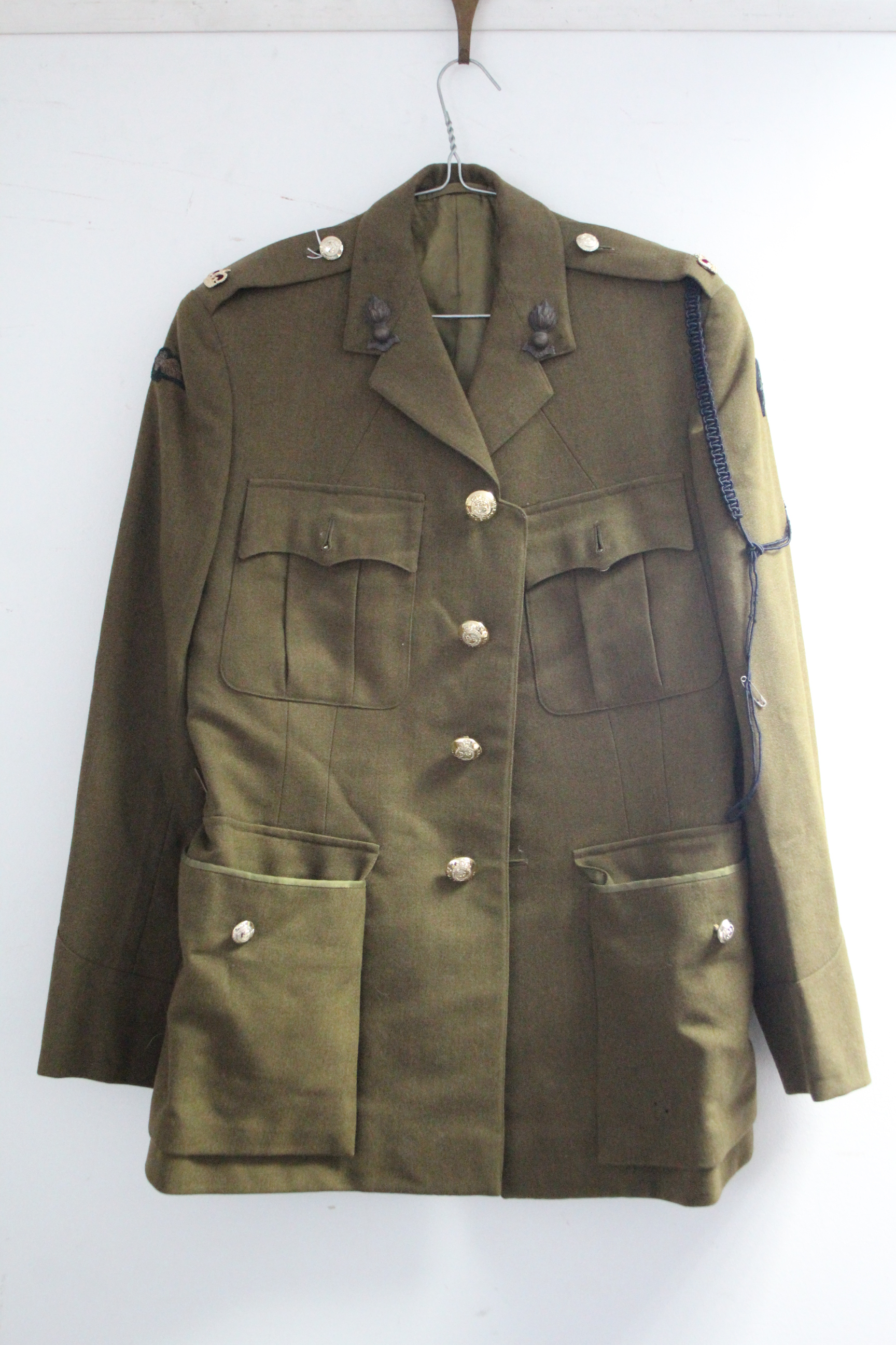 A WWII Royal Tank Regiment dress jacket; a ditto Royal Engineers Regiment dress jacket, & a ditto - Image 2 of 3