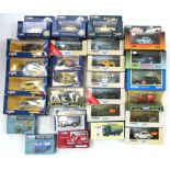 Three Corgi Classics gold plated model cars; four Corgi scale model Minis; & various other Corgi