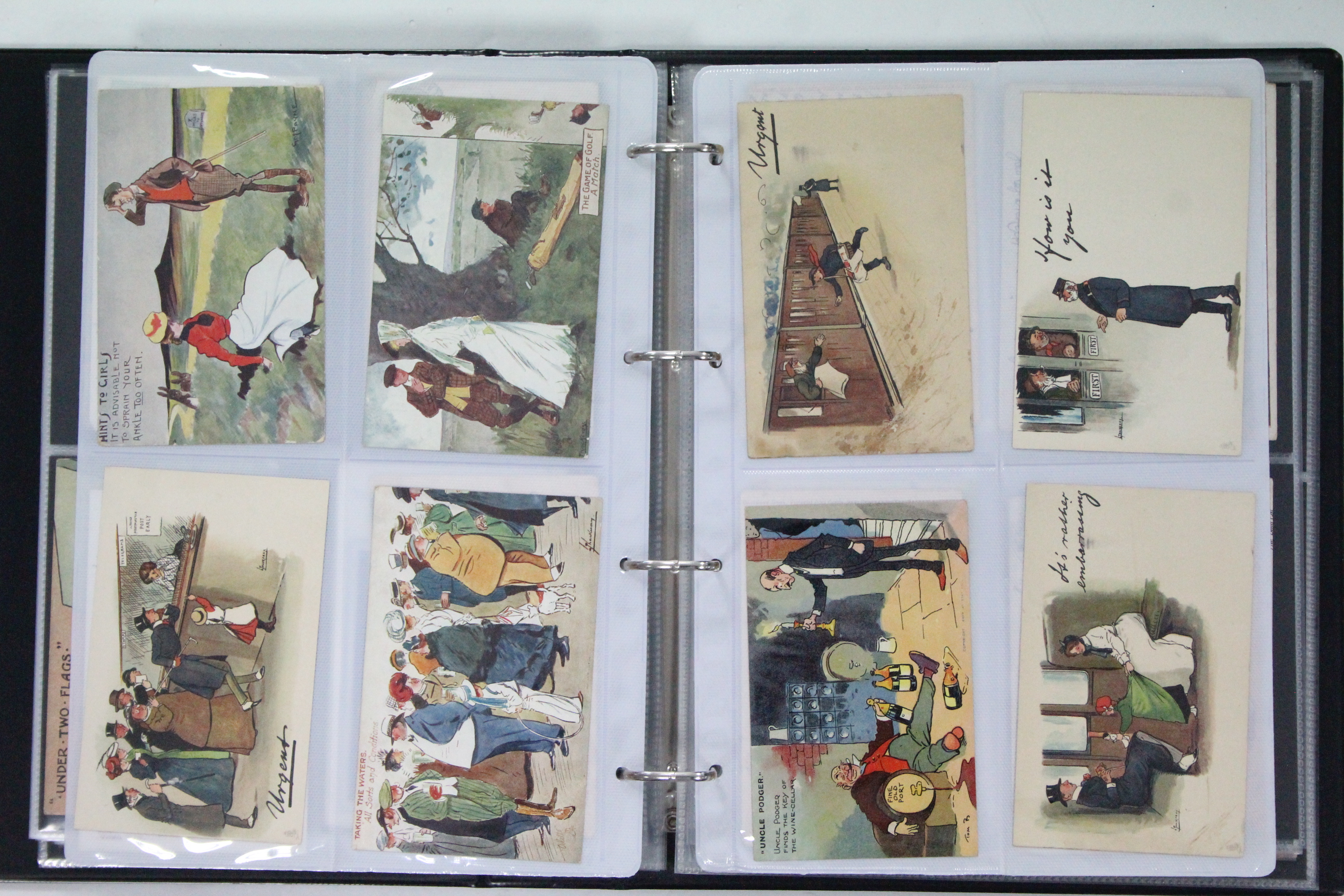 AN ALBUM OF APPROXIMATELY THREE HUNDRED POSTCARDS, EARLY-MID 20th CENTURY – MILITARY, ARTIST- - Image 3 of 7