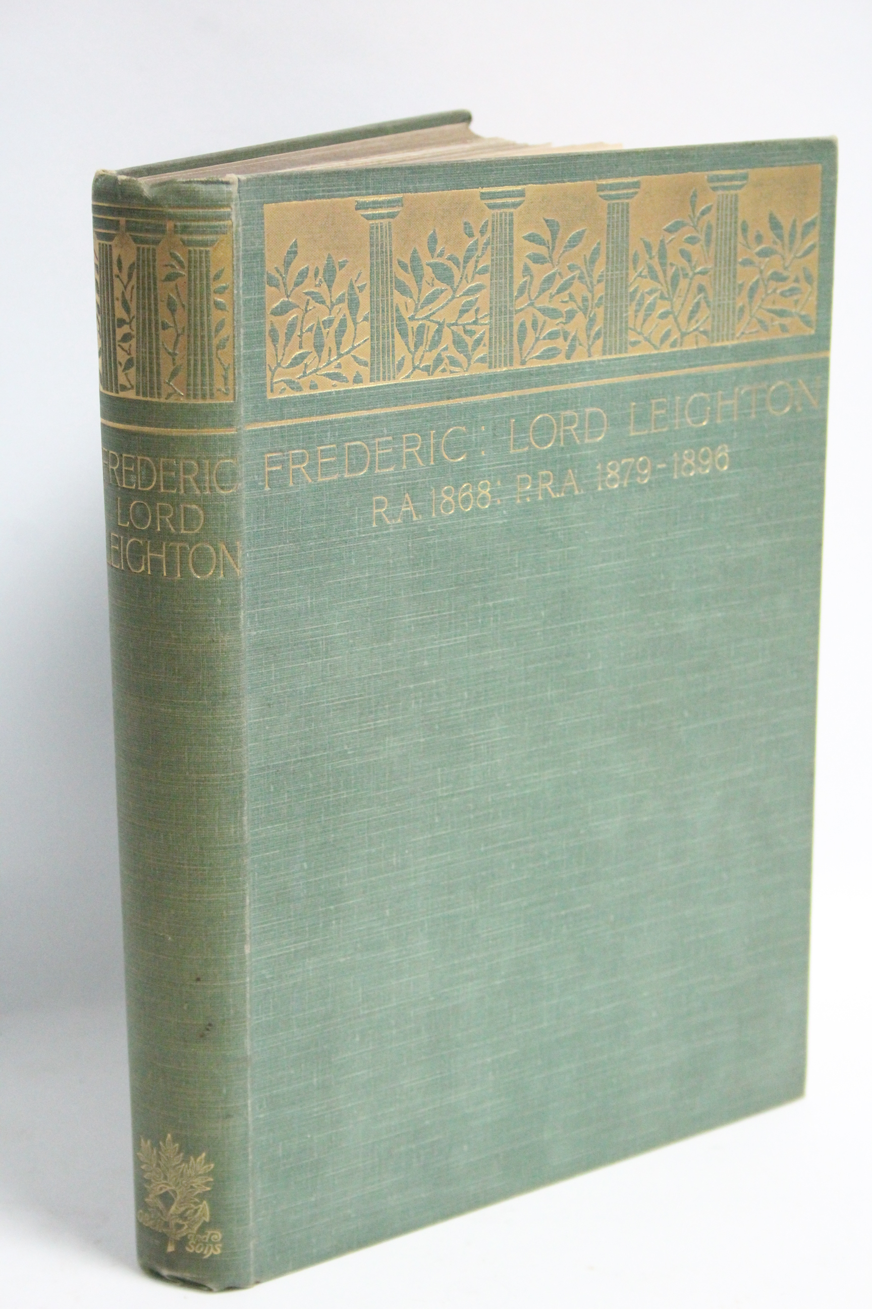A late 19th century volume “Frederic Lord Leighton” (Late President of The Royal Academy of Arts” by