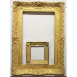 Twenty eight various gilt picture frames, part w.a.f.