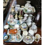 Various items of decorative china; studio pottery, etc.