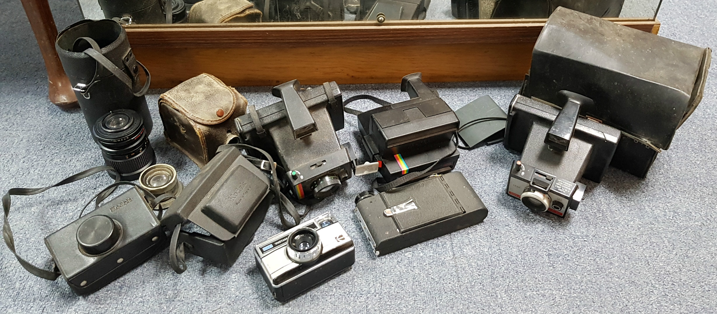 Various cameras & camera accessories.