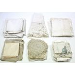 Various items of household linen.