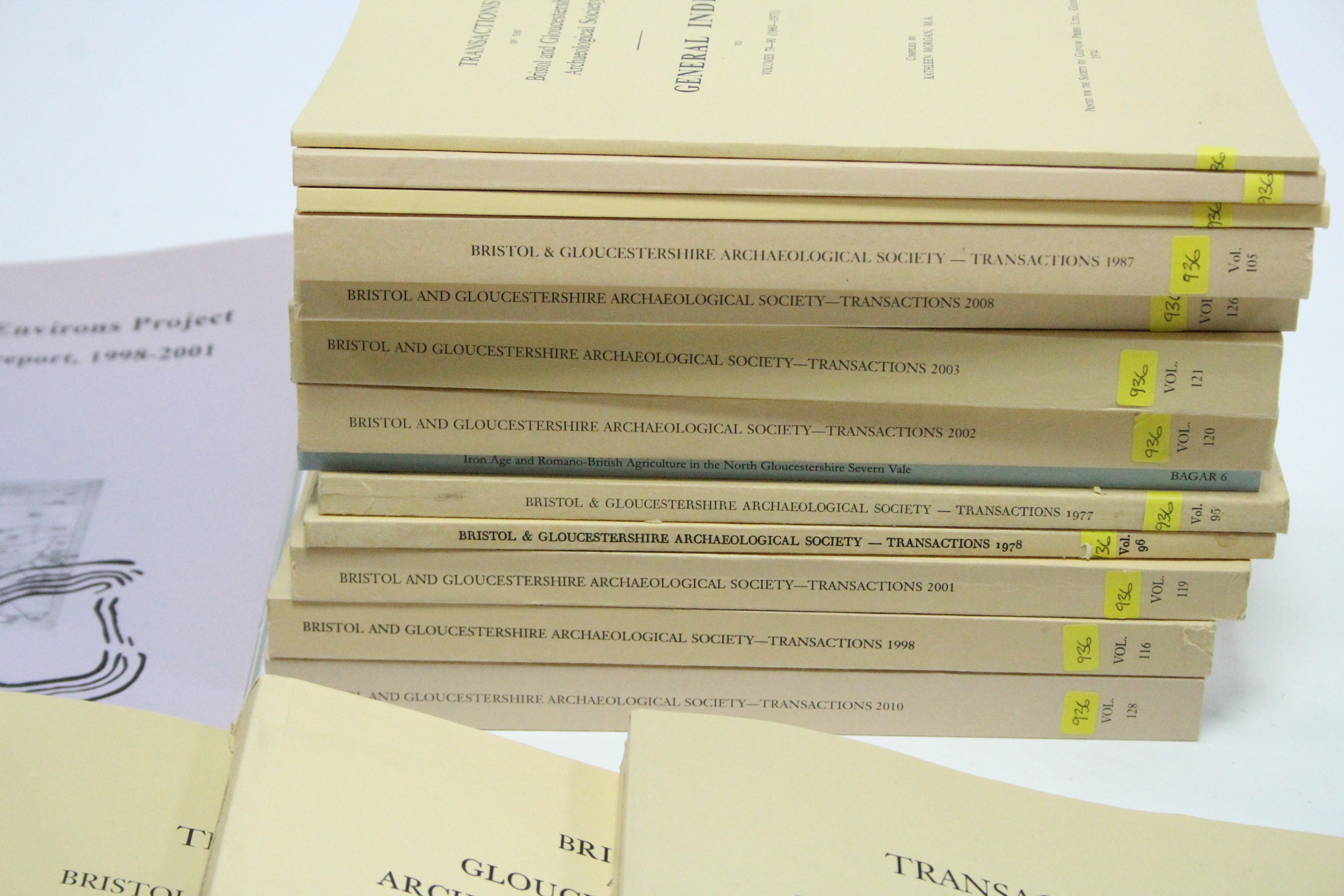 Twenty-three archaeological society volumes; & various archaeological finds. - Image 2 of 5