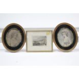 Various decorative prints & engravings; portrait miniatures etc.