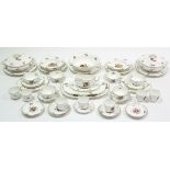A Royal Worcester “Delecta” pattern seventy two piece part dinner & tea service.
