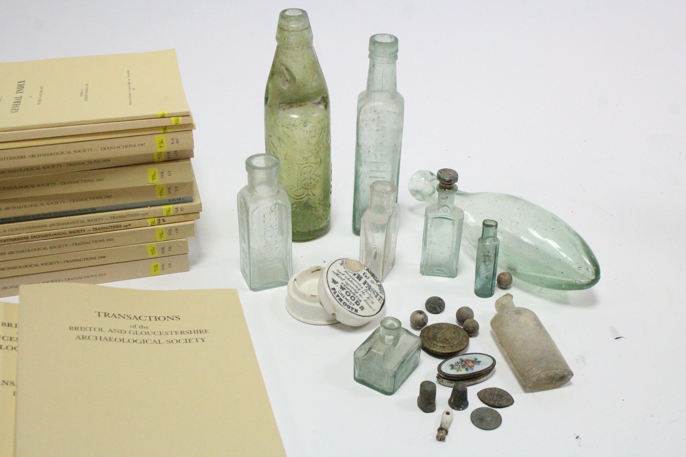 Twenty-three archaeological society volumes; & various archaeological finds. - Image 4 of 5