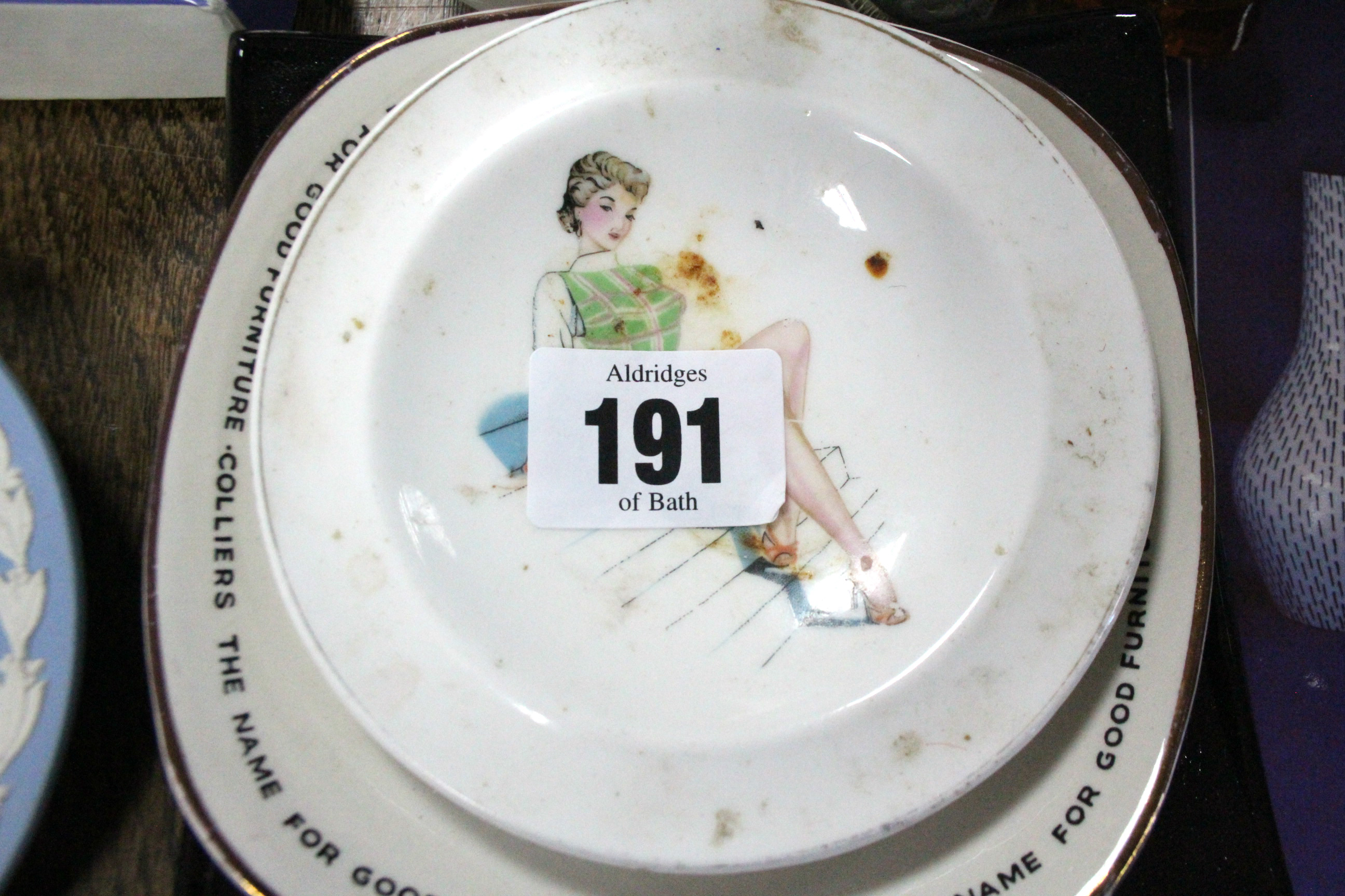 Various items of Wedgwood Jasperware; various mid-20th century ceramics; & various advertising