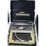 A Berkel vintage scale (Type 567); a Boots electric typewriter with case; & two film projectors.