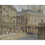 MASLEN, B. J. (Bath artist). A view of Bath Street, Bath, with the colonnades, the Cross Bath to the
