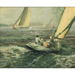 CRAIG-WALLACE, Robert (1886-1969). Yachting on the Clyde. Signed; oil on board: 9¾” x 11¾”.
