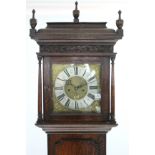 A mid-18th century longcase clock, the 11” square brass & silvered dial signed: “S. Cheetham,