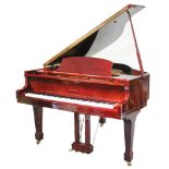 A HYUNDAI BABY GRAND PIANO with over-strung iron frame, model G-80A, No. 8707550, in rosewood case