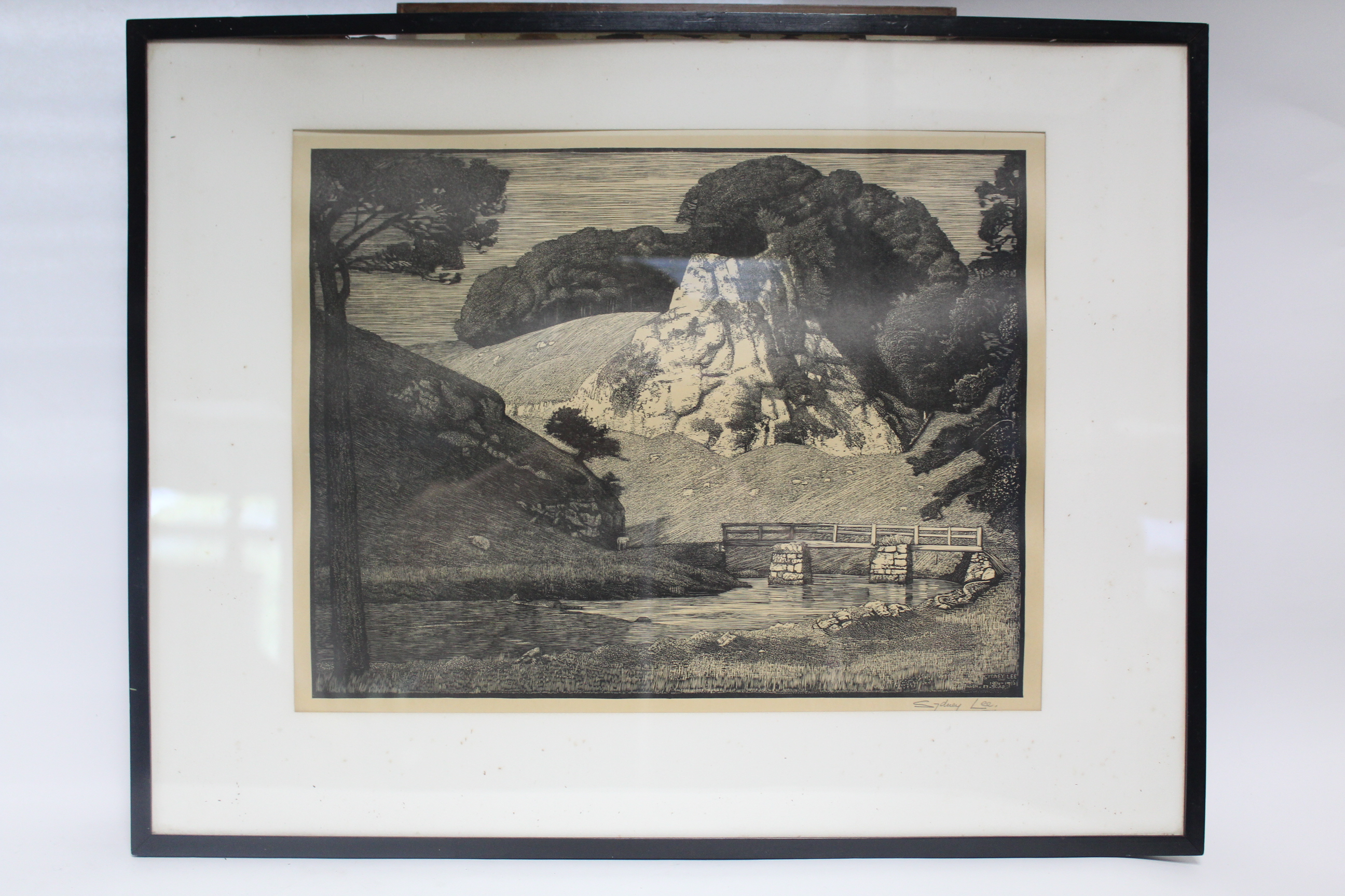 HOLMES, Kenneth (1902-1994). Titled: “Pont Avontino”, black & white etching, signed in pencil to - Image 9 of 12