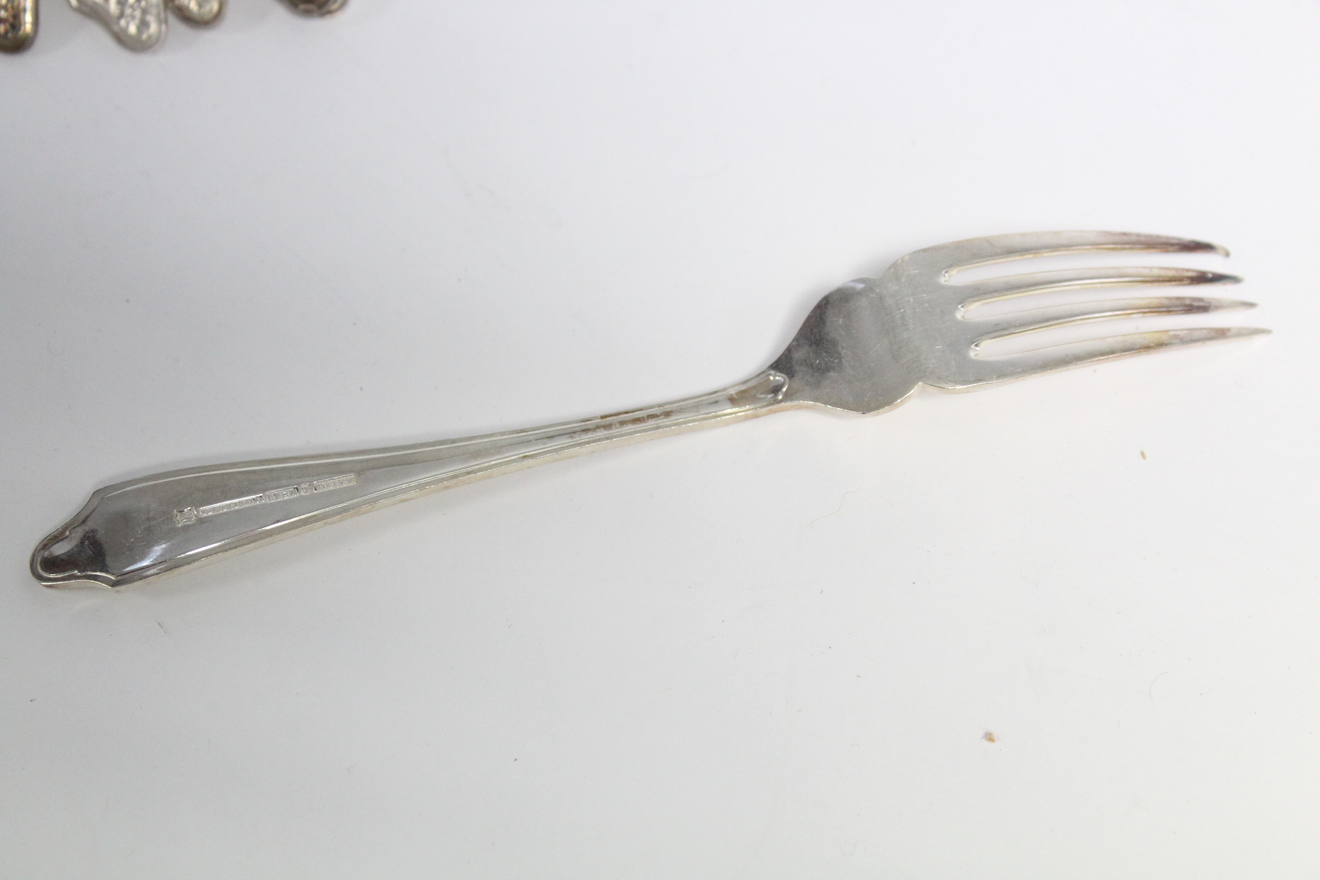 A part-service of WMF flatware & cutlery with leaf terminals, comprising: twelve table spoons; - Bild 3 aus 3