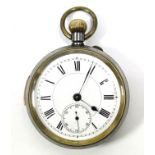 A late 19th/early 20th century gent’s open-face pocket watch with quarter-repeater movement, in