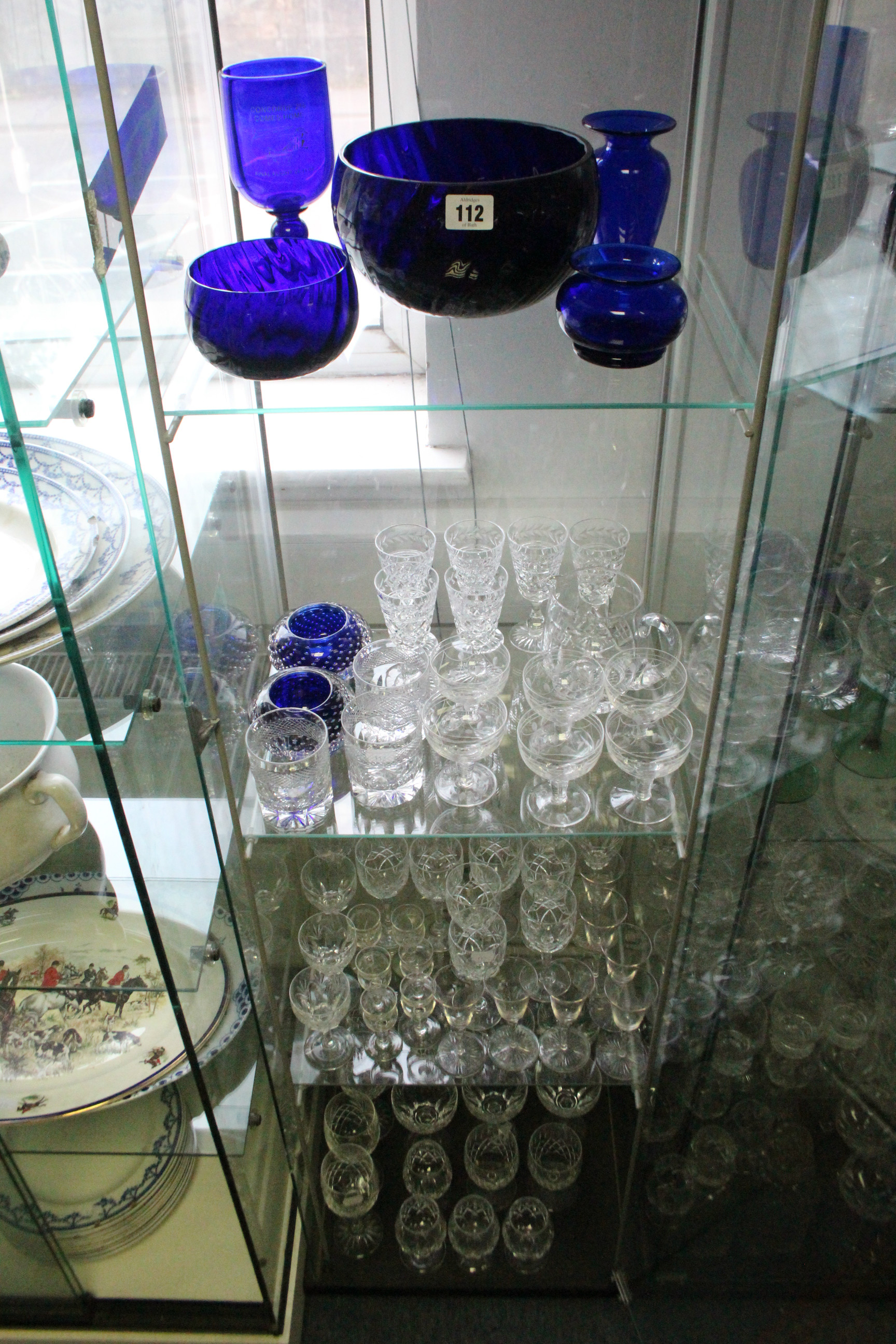 Various items of coloured & plain glassware. - Image 3 of 4