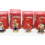 Six other Royal Doulton Bunnykins character figures “Clarence The Clown”; “Ship’s Cook”; “Sister