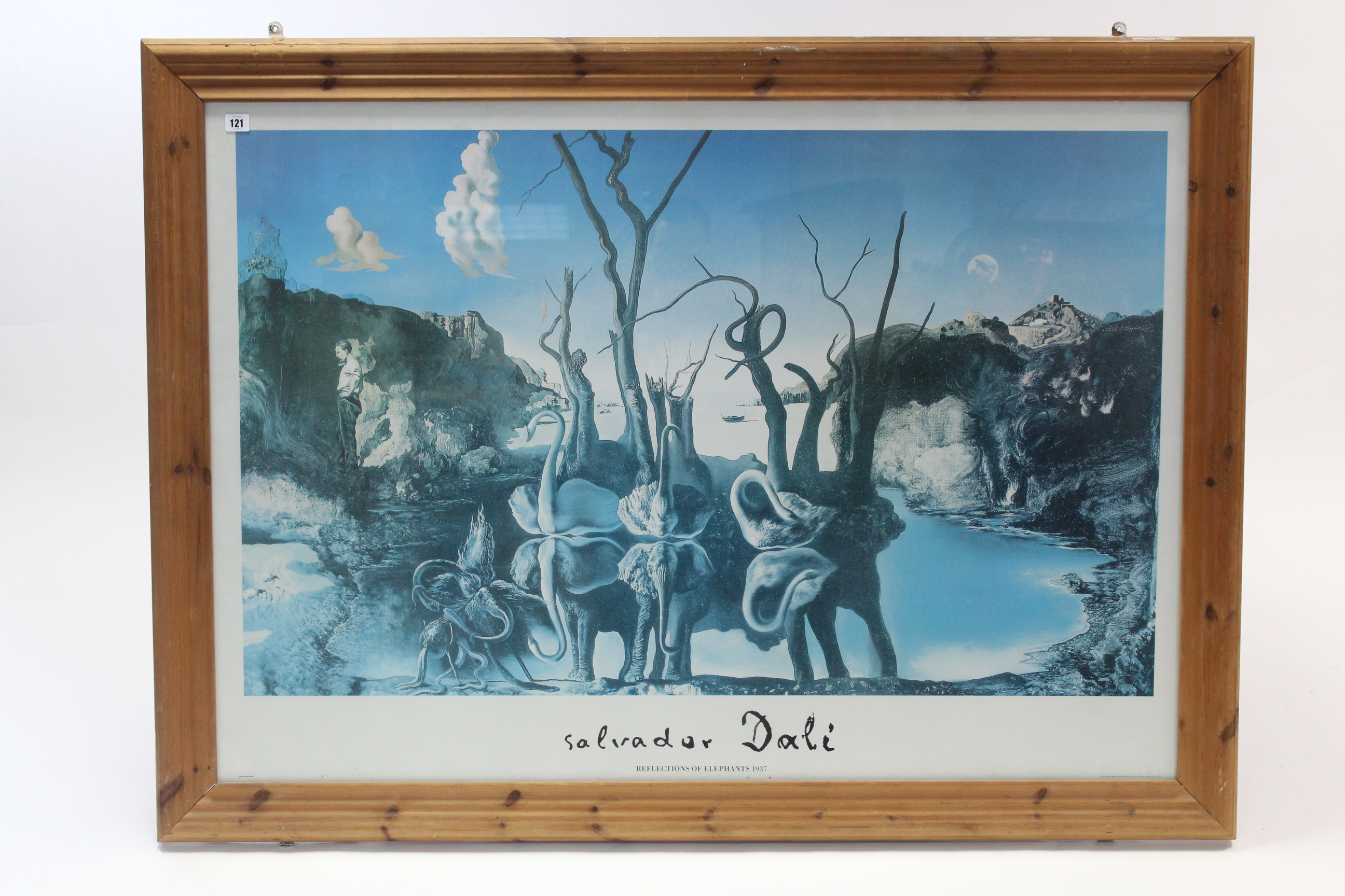 Two large coloured prints after Salvador Dali titled “Metamorphosis of Narcissus 1936-37”; & “