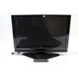 A Panasonic “Viera” 37” LCD television with remote control, w.o.